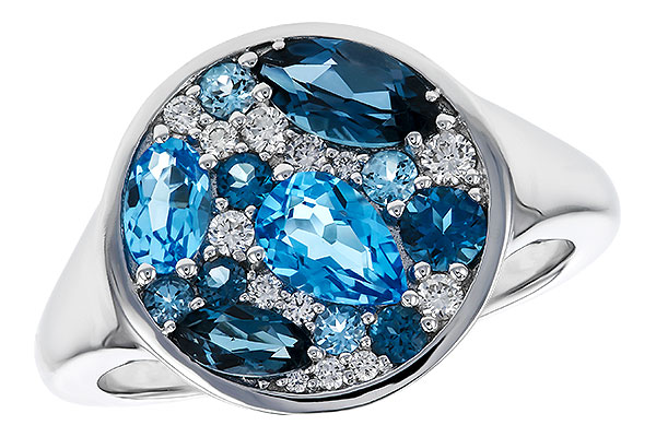 B302-40395: LDS RG 1.80 TW BLUE TOPAZ 1.96 TGW