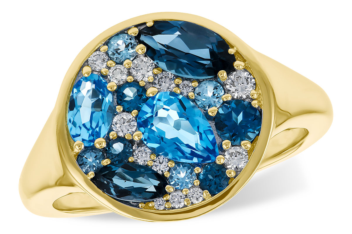 B302-40395: LDS RG 1.80 TW BLUE TOPAZ 1.96 TGW