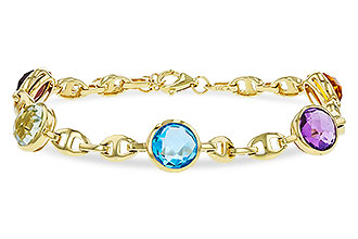 B302-40404: BRACELET 7.09 TW SEMI-PREC (GT,CIT,AMY,G.AMY,BT)
