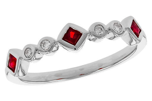 B302-40440: LDS WED RG .22 RUBY .27 TGW