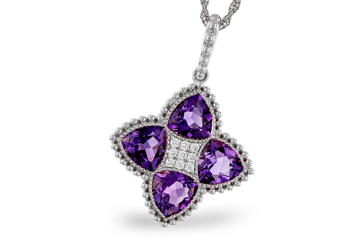 B302-41277: NECKLACE 2.22 AMETHYST 2.28 TGW