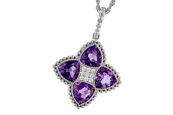B302-41277: NECKLACE 2.22 AMETHYST 2.28 TGW