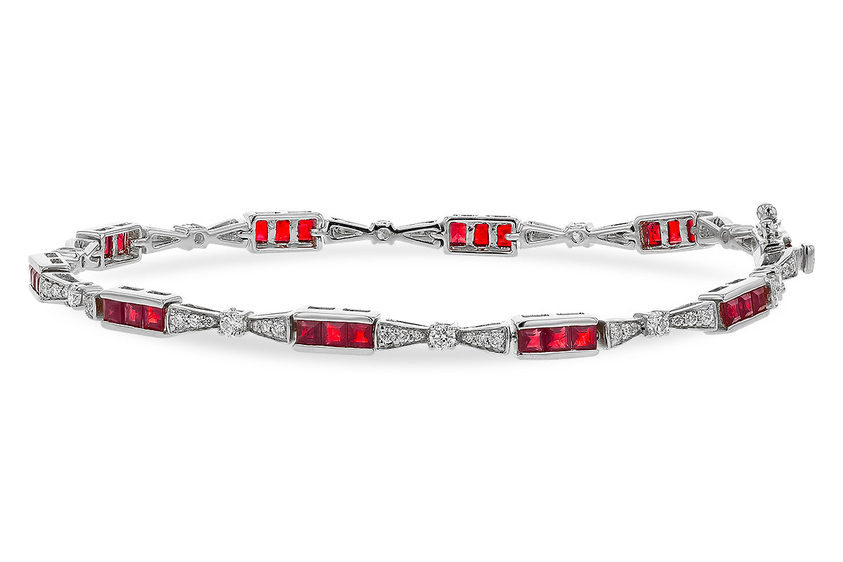 B302-42222: BRACELET 2.05 RUBY 2.70 TGW (7")