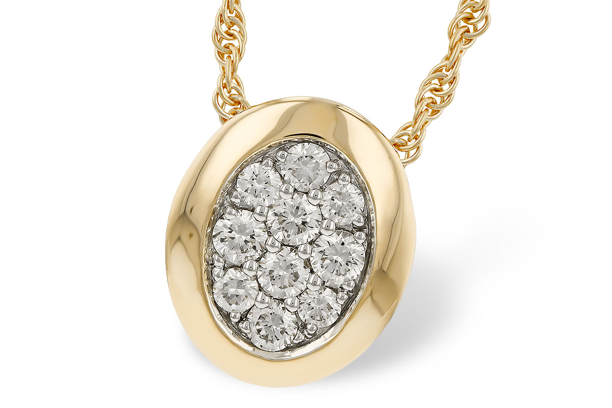 B302-43104: NECKLACE .25 TW