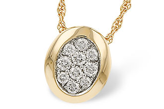 B302-43104: NECKLACE .25 TW