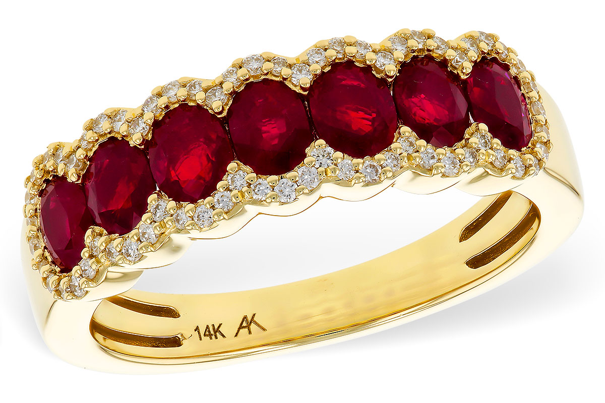 B302-44013: LDS WED RG 1.40 TW RUBY 1.57 TGW