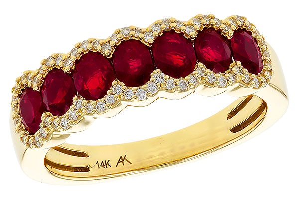 B302-44013: LDS WED RG 1.40 TW RUBY 1.57 TGW