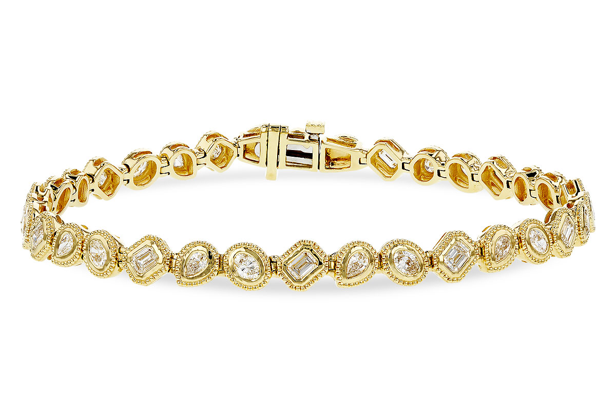 B302-44068: BRACELET 2.15 TW FANCY CUT DIAMONDS