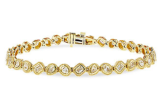 B302-44068: BRACELET 2.15 TW FANCY CUT DIAMONDS