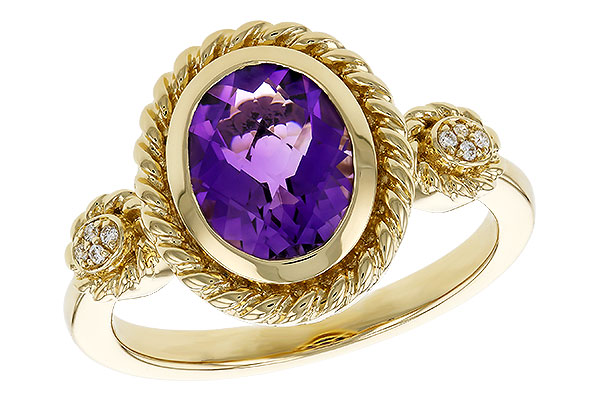 B302-44940: LDS RG 1.38 AMETHYST 1.40 TGW (9x7MM AMY)