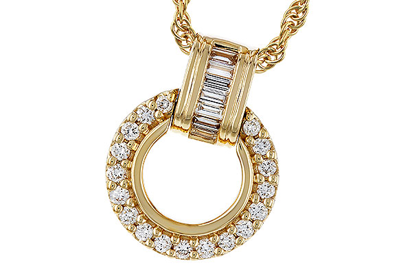 B302-44995: NECKLACE .12 BAG .33 TW