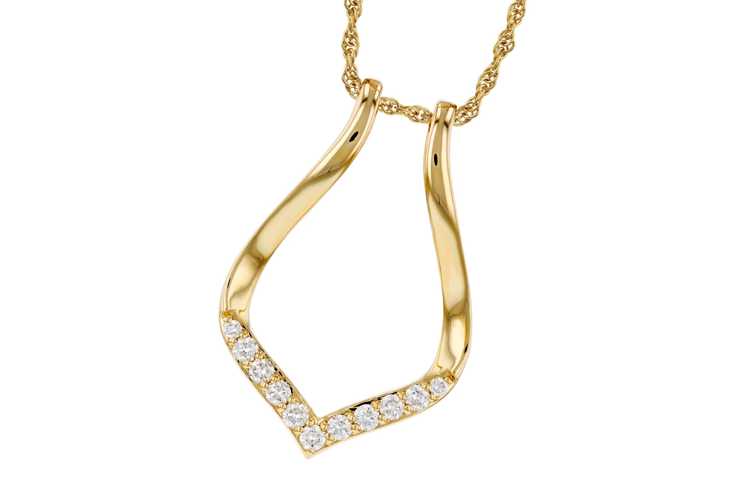 B303-28568: NECKLACE .33 TW