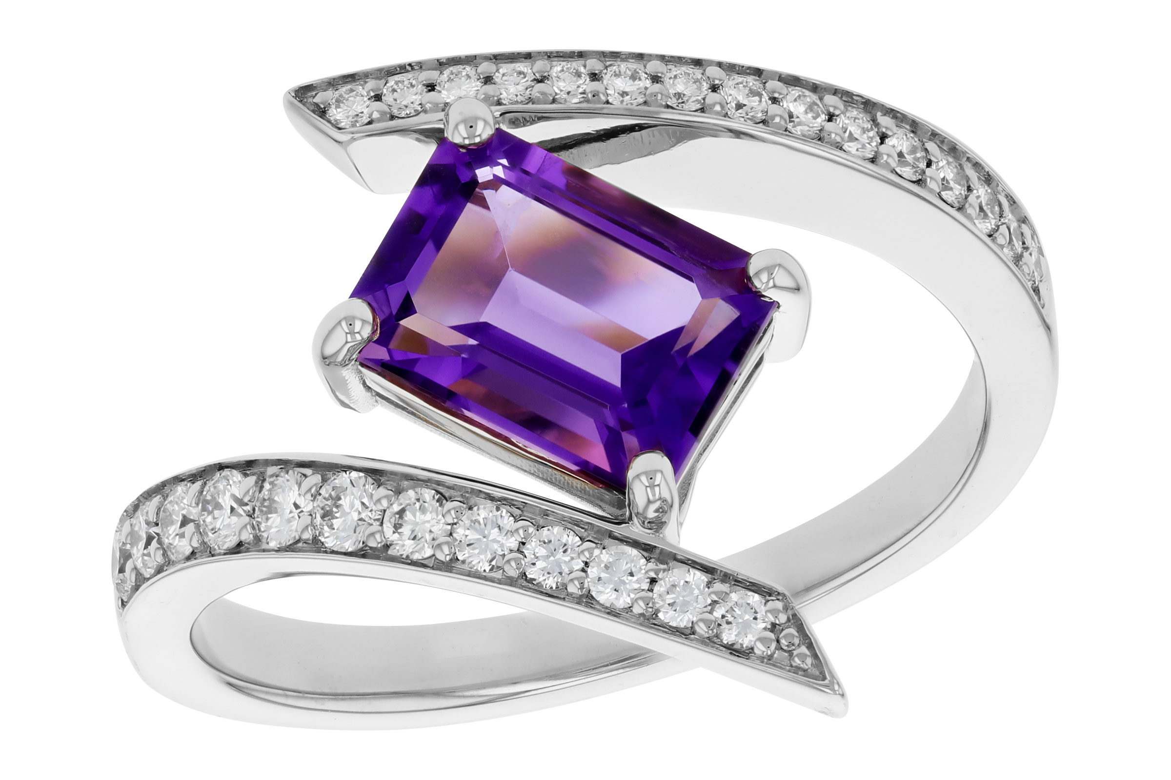 B303-30422: LDS RG 1.36 AMETHYST 1.63 TGW (8x6MM AMY)