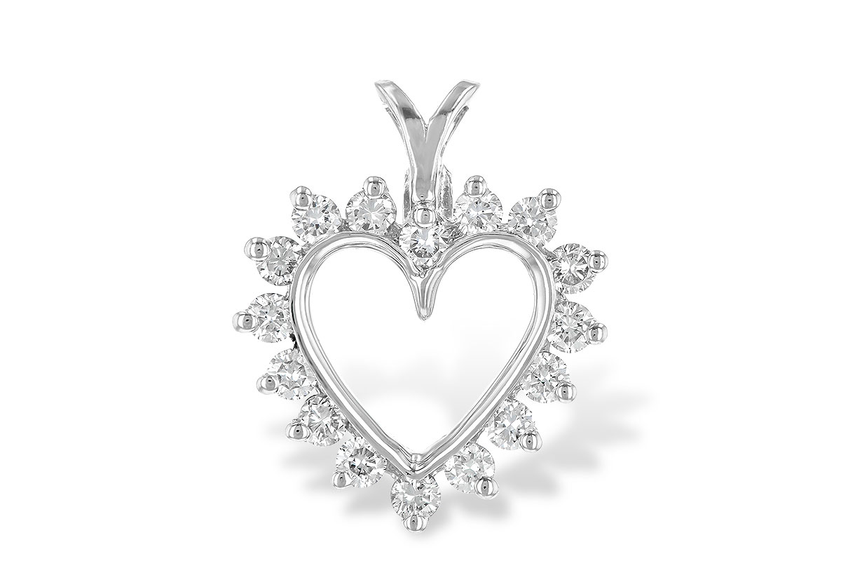 C034-21358: HEART PENDANT .45 TW