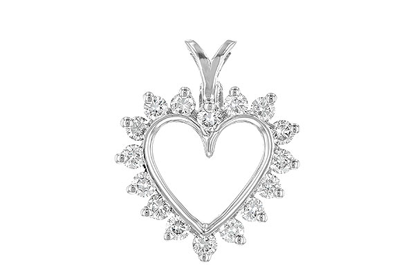 C034-21358: HEART PENDANT .45 TW