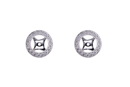 C211-51295: EARRING JACKET .32 TW (FOR 1.50-2.00 CT TW STUDS)