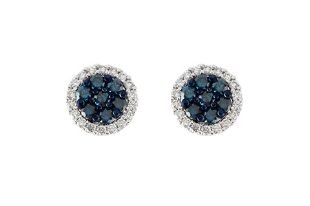 C215-14022: EARR .45 BLUE DIA .70 TW