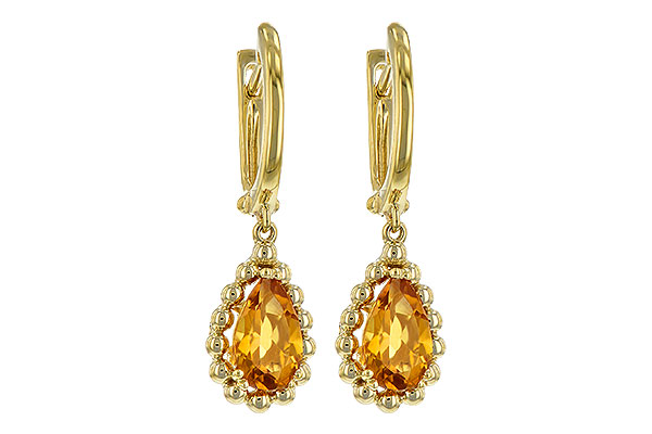 C216-94977: EARR 1.40 CITRINE TW