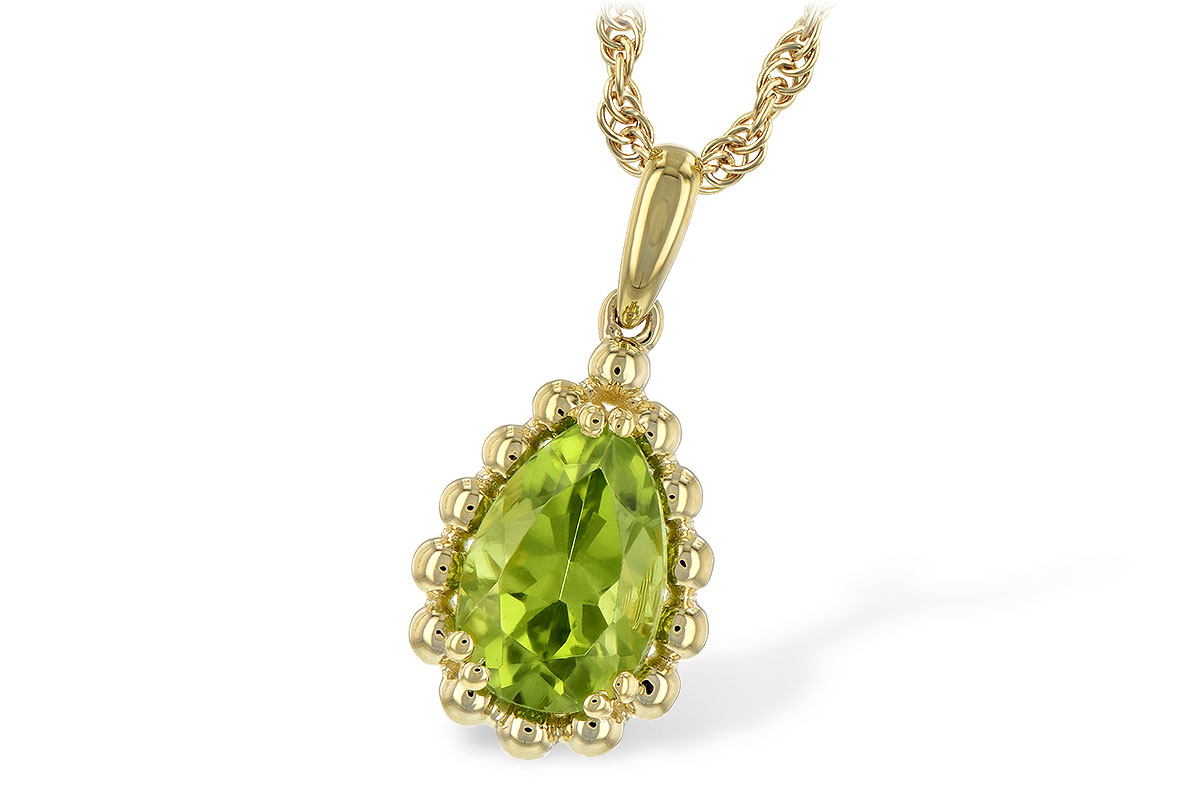 C216-94986: NECKLACE 1.30 CT PERIDOT