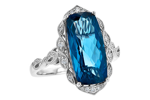 C217-83095: LDS RG 6.75 LONDON BLUE TOPAZ 6.90 TGW