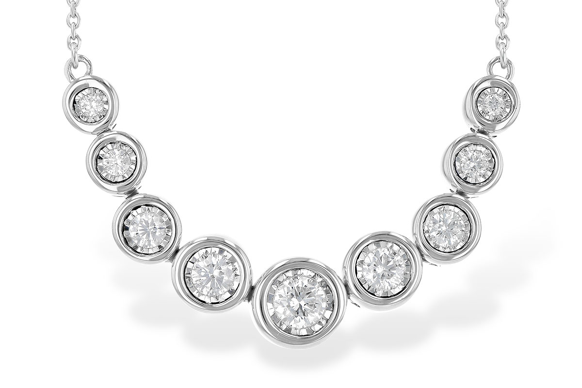 C217-88586: NECKLACE .50 TW