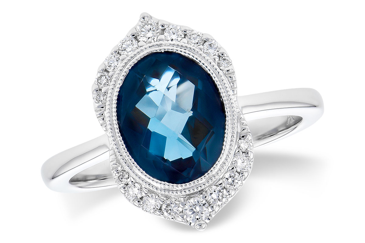 C300-62240: LDS RG 1.86 LONDON BLUE TOPAZ 2.00 TGW