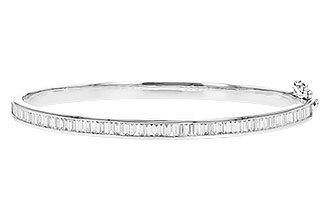 C301-46804: BANGLE 1.02 TW BAGUETTE DIAMONDS