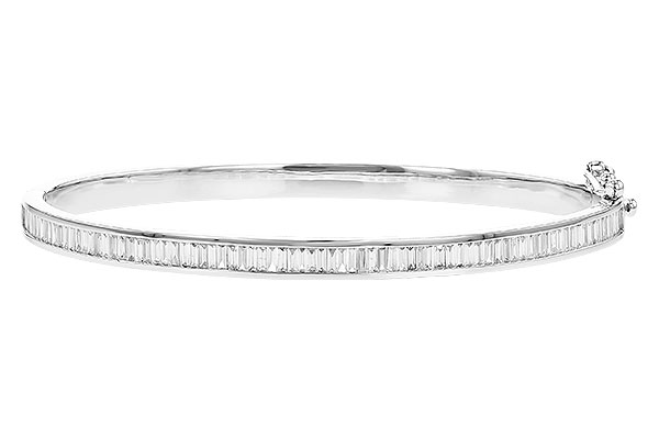 C301-46804: BANGLE 1.02 TW BAGUETTE DIAMONDS
