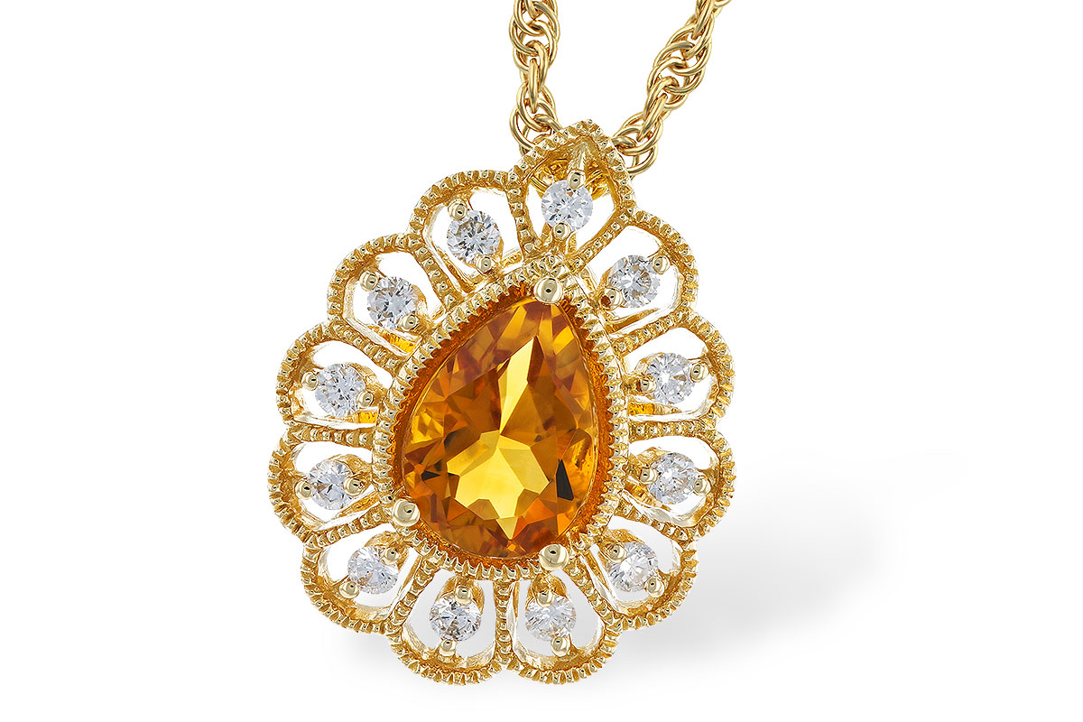 C301-48622: NECK .62 CITRINE .75 TGW