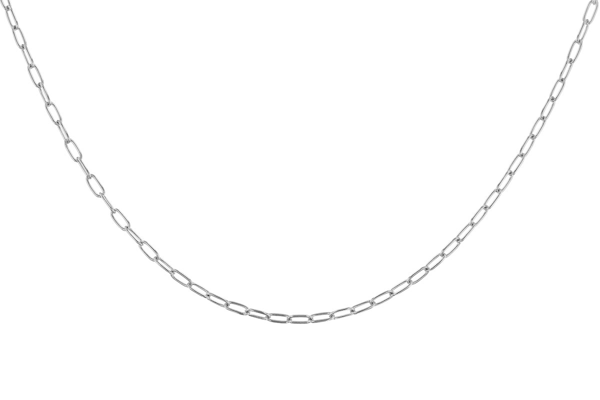 C301-51358: PAPERCLIP SM (8IN, 2.40MM, 14KT, LOBSTER CLASP)