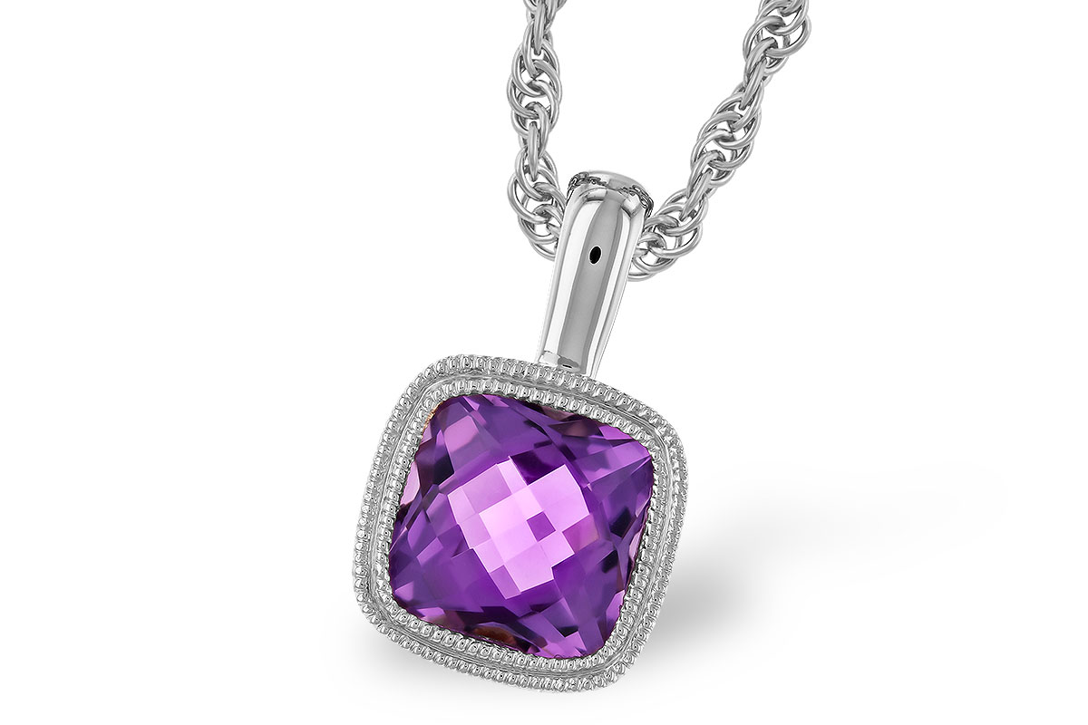 C301-52186: NECKLACE .82 AMETHYST