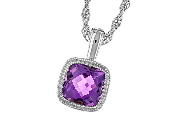 C301-52186: NECKLACE .82 AMETHYST