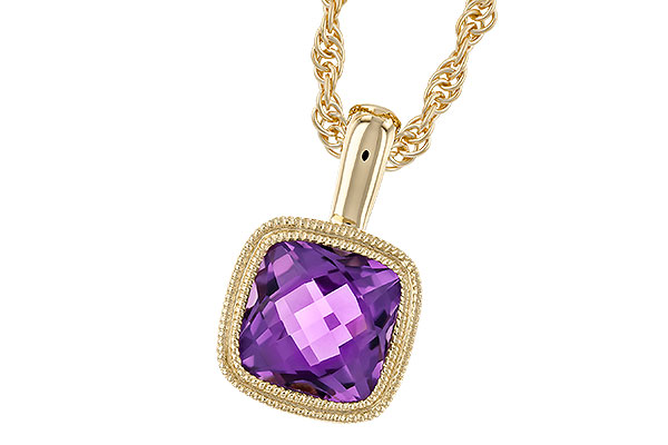 C301-52186: NECKLACE .82 AMETHYST