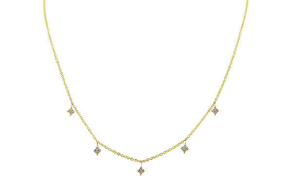 C301-53140: NECKLACE .19 TW (18")