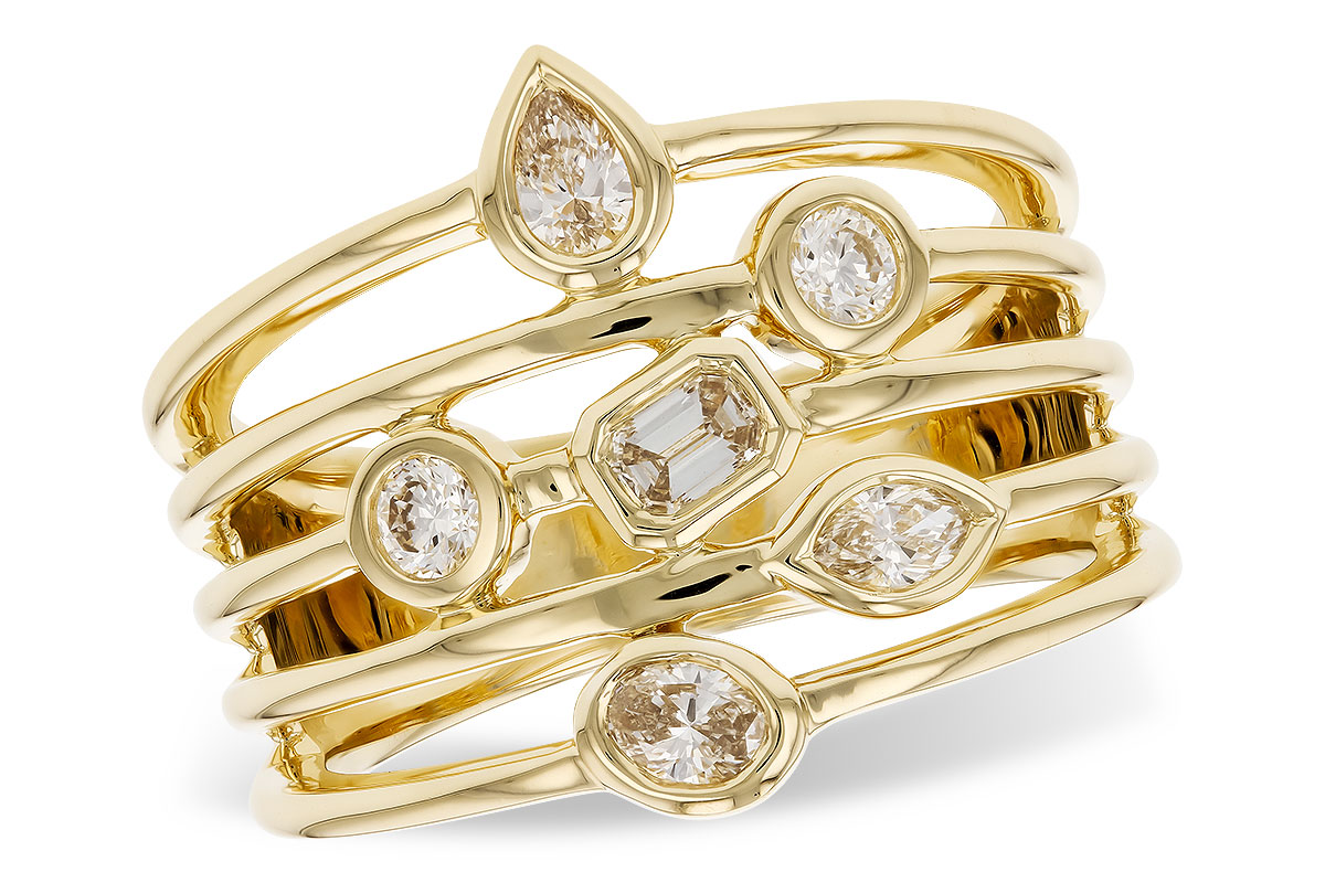 C301-53177: LDS DIA RG .50 TW FANCY CUT DIAMONDS