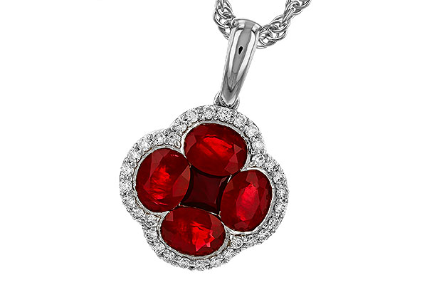 C302-38549: NECKLACE 1.72 RUBY 1.87 TGW