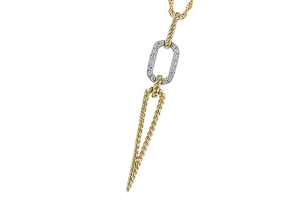 C302-38577: NECKLACE .14 TW
