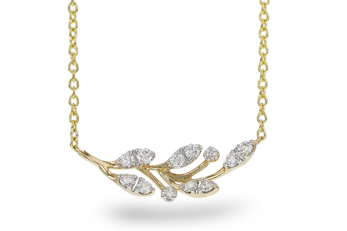 C302-39458: NECKLACE .32 TW (18")