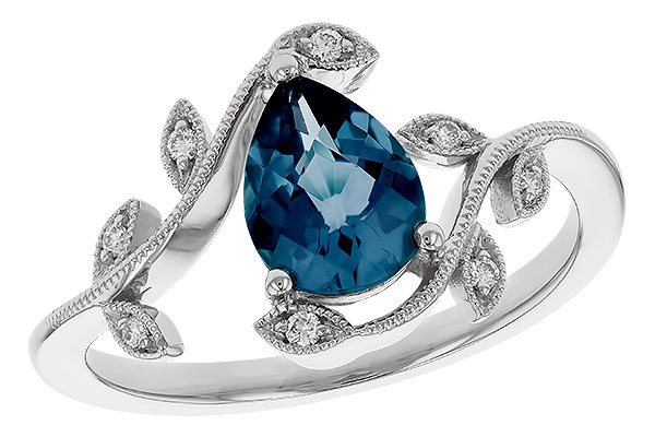 C302-40422: LDS RG 1.20 LONDON BLUE TOPAZ 1.26 TGW (8x6MM LBT)