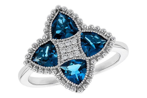 C302-41277: LDS RG 1.62 LONDON BLUE TOPAZ 1.66 TGW