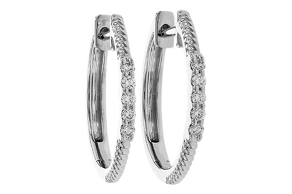 C302-41340: EARRINGS .11 TW