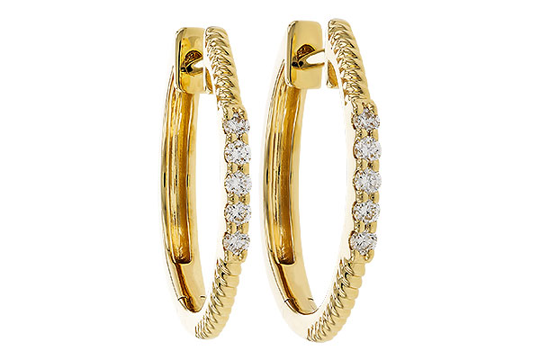 C302-41340: EARRINGS .11 TW