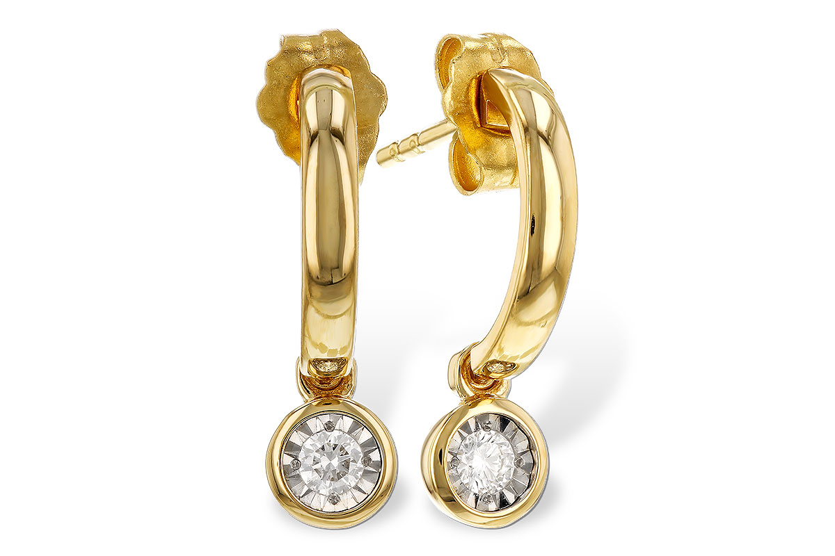 C302-43140: EARRINGS .10 TW