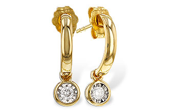 C302-43140: EARRINGS .10 TW