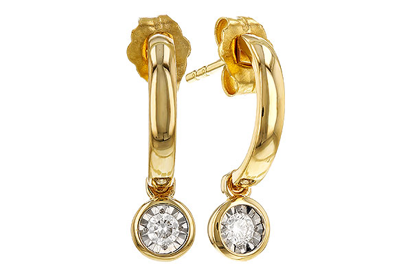 C302-43140: EARRINGS .10 TW