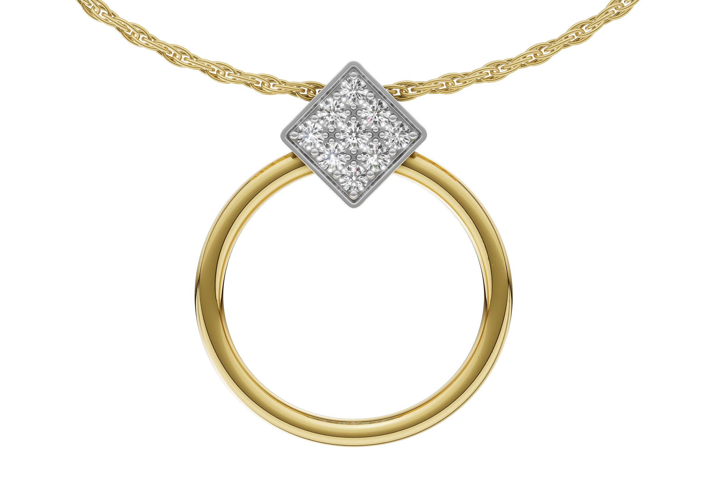 C303-28577: NECKLACE .25 TW