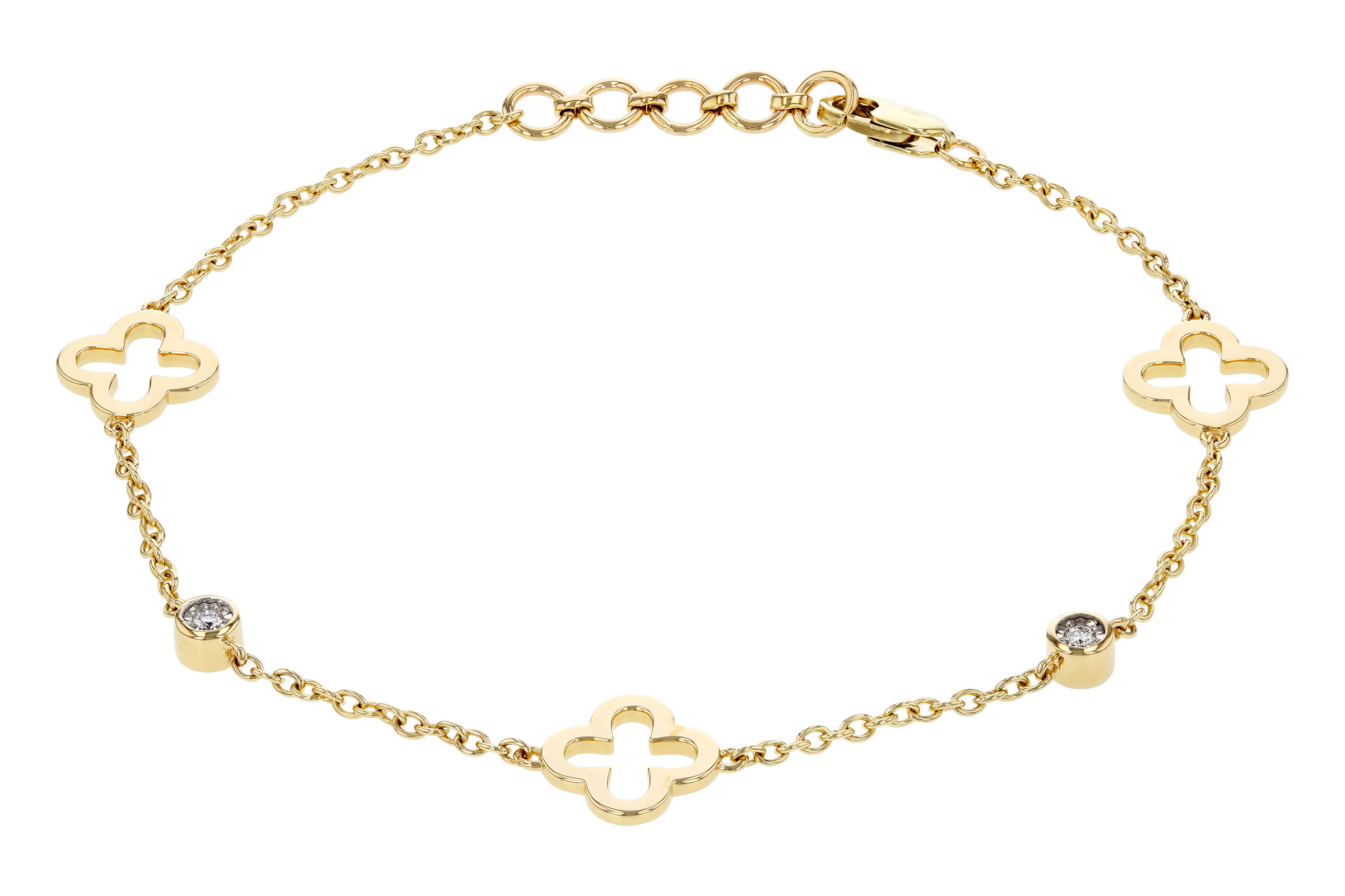 C303-28595: BRACELET .06 TW (7.25")