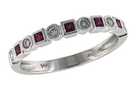 D124-24995: LDS WED RG .18 RUBY .30 TGW