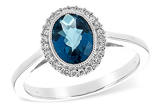 D216-92204: LDS RG 1.27 LONDON BLUE TOPAZ 1.42 TGW