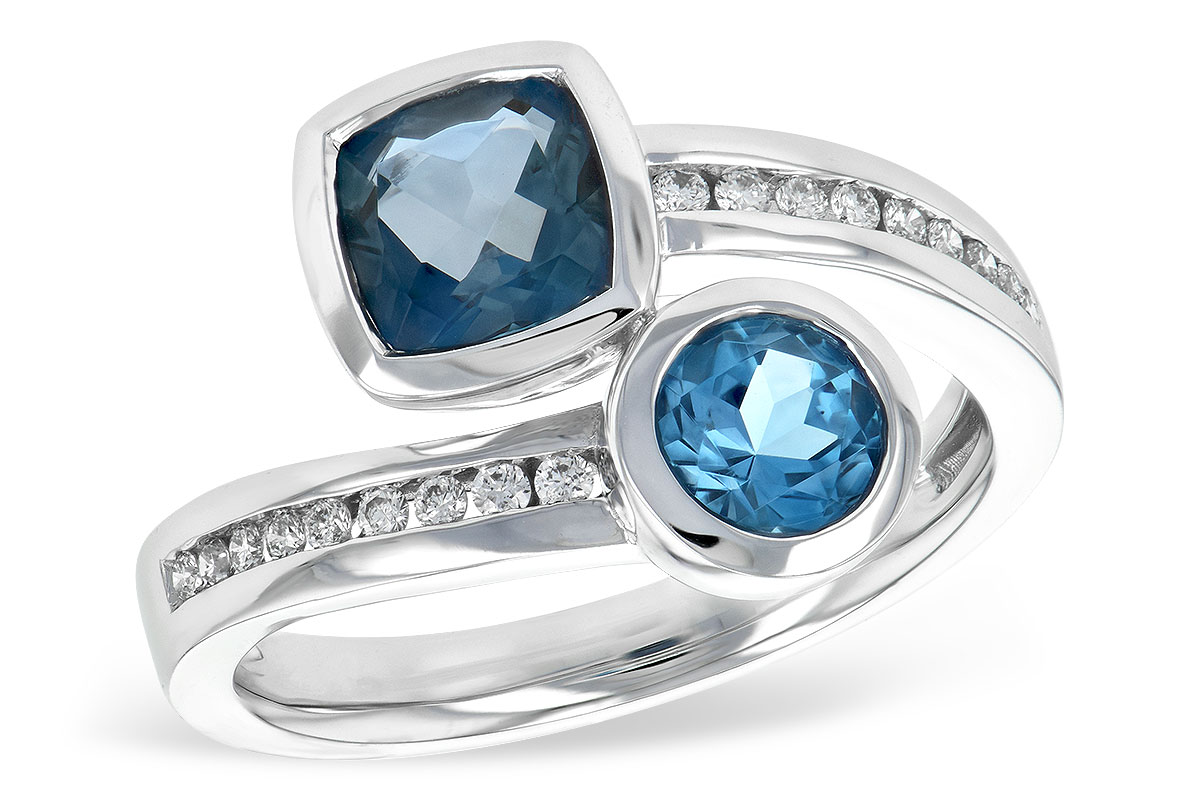D216-99531: LDS RG 1.55 TW BLUE TOPAZ 1.70 TGW